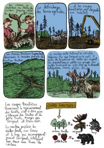 «Le caribou voleur de jobs», bande dessinée de 6 pages dans le no. 5 de la revue Planches.