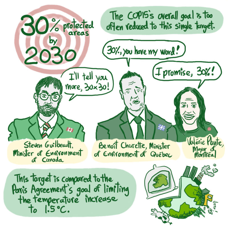 A short comic about COP15 in Montreal, biodiversity and nature positive