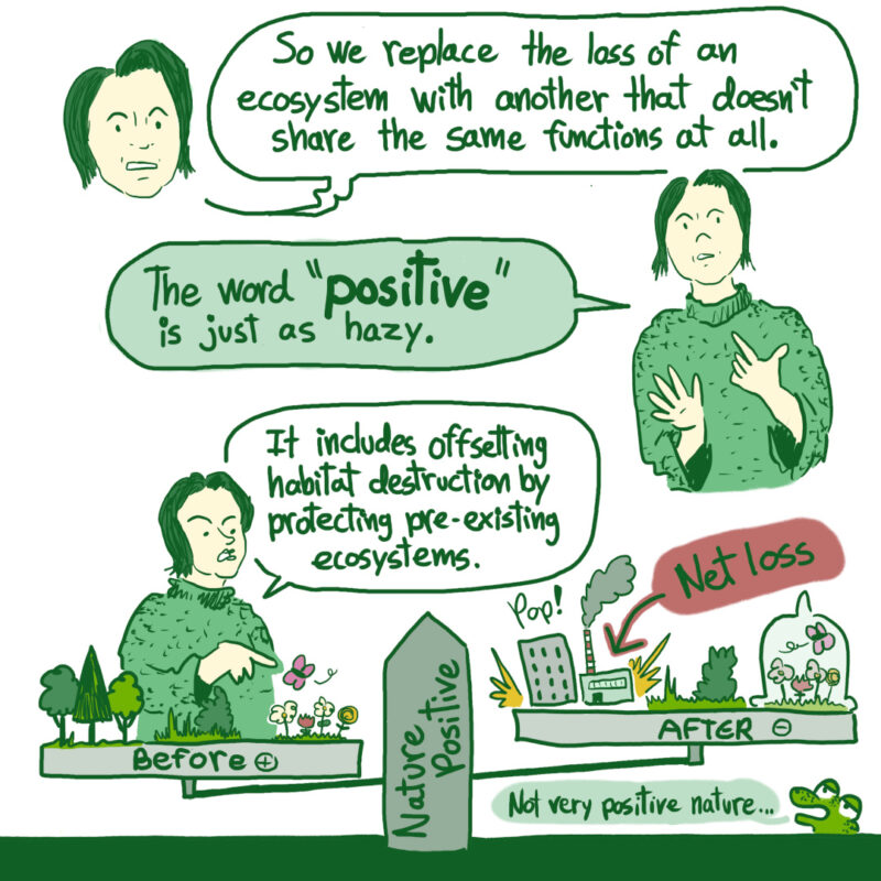 A short comic about COP15 in Montreal, biodiversity and nature positive